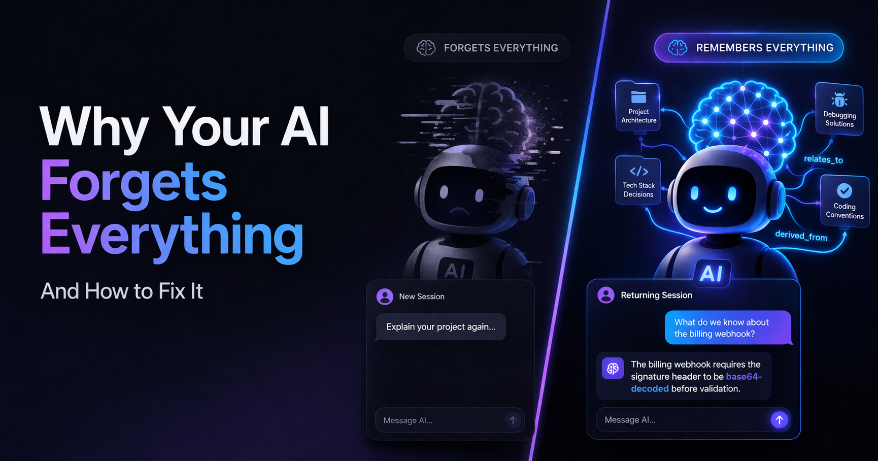 Why Your AI Coding Assistant Forgets Everything (And What You Can Do About It)